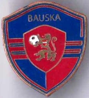 Знак футбол. Bauskas BJSS/SC Memele Латвия