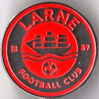 Знак футбол. Северная Ирландия. Larne (1)