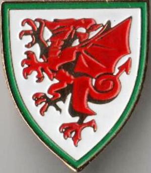 Знак. Федерация футбола Wales Уэльс
