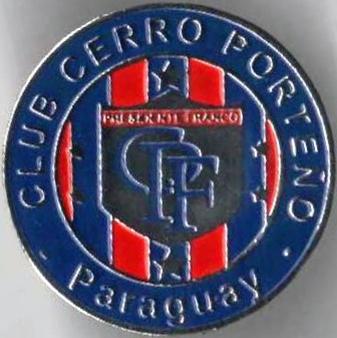 Знак футбол. Парагвай Club Cerro Porteno de Presidente Franco