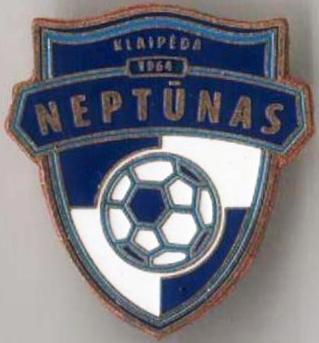 Знак футбол. Литва. FK Neptunas