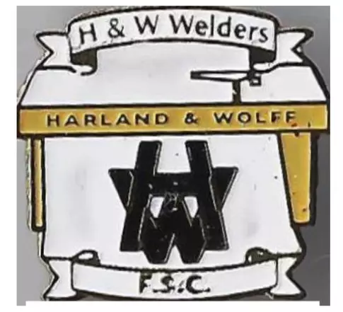 Знак. Футбол. Северная Ирландия. Harland & Wolff Welders FSC
