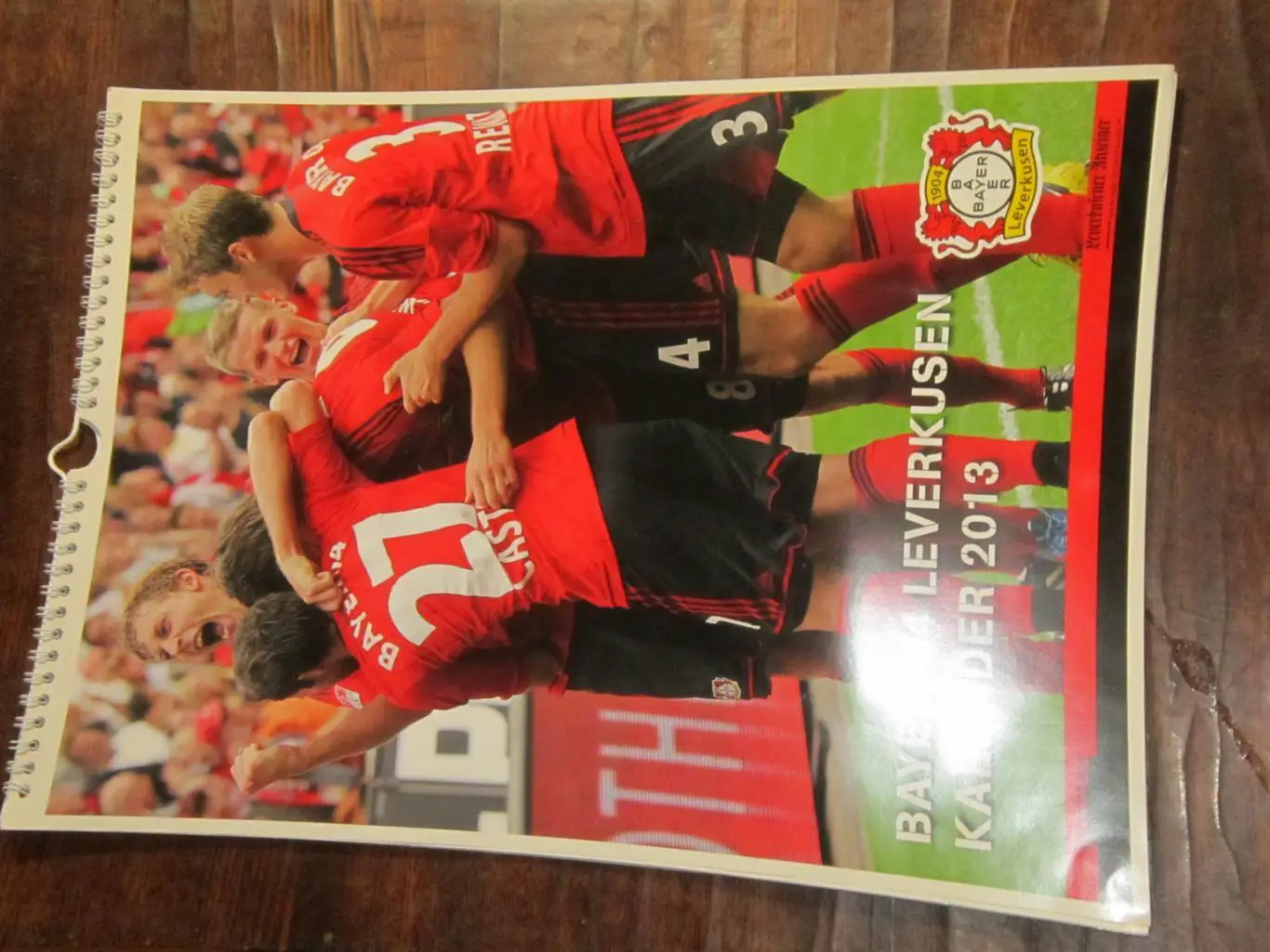 Календарь перекидной настенный Байер Леверкузен (Германия( 2013 г