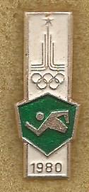 Значок. Олимпиада-1980. Легкая атлетика
