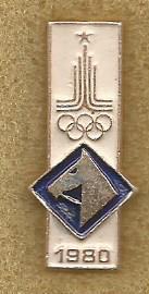 Значок. Олимпиада-1980. Конный спорт