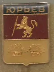 Значок. Юрьев. Владимирское наместничество. Древний герб