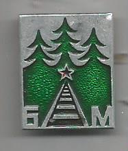 Значок. БАМ (Байкало-Амурская магистраль)