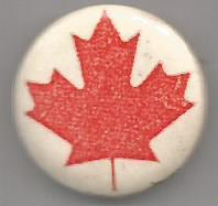 Значок. Канадский кленовый лист