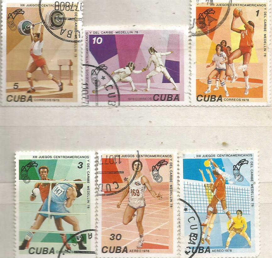 Марки: XIII Центральноамериканские и Карибские игры. Медельине, Колумбия 1978