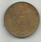 Монета 50 бани. Молдова, 1997 1