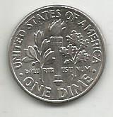 Монета 1 дайм (10 центов). США, 2006. (Рузвельд) 1