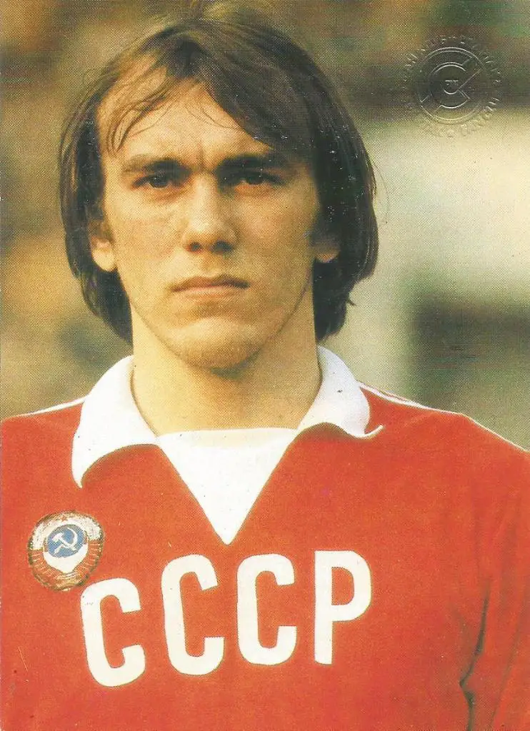 Открытка из комплекта Звёзды московского Спартака. Вагиз Хидиятуллин