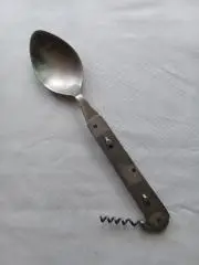 Ложка туристическая, со штопором. Раскладная.
