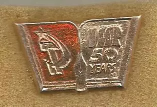 Значок. USSR 50 years (50 лет СССР)