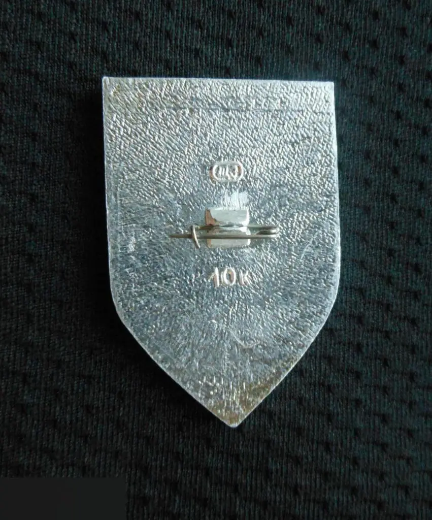 М ЗНАЧОК СССР ЧЕМПИОНАТ МИРА СОВРЕМЕННОЕ ПЯТИБОРЬЕ МОСКВА 1974 кл. ЩЗ 27х40mm 5й 3
