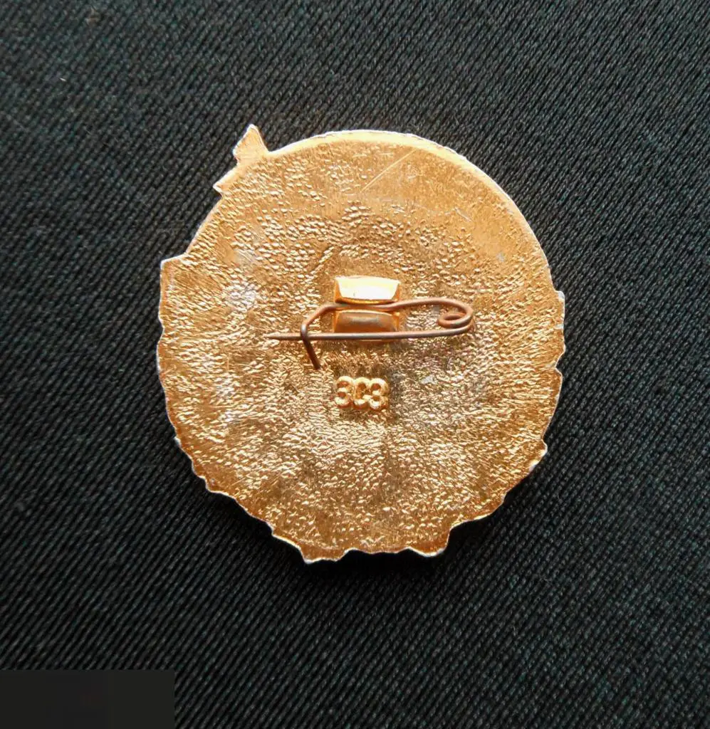 М ЗНАЧОК СССР ВСЕРОССИЙСКОЕ ОБЩЕСТВО ОХРАНЫ ПРИРОДЫ КЛЕЙМО ЗСЗ 29х30mm 4