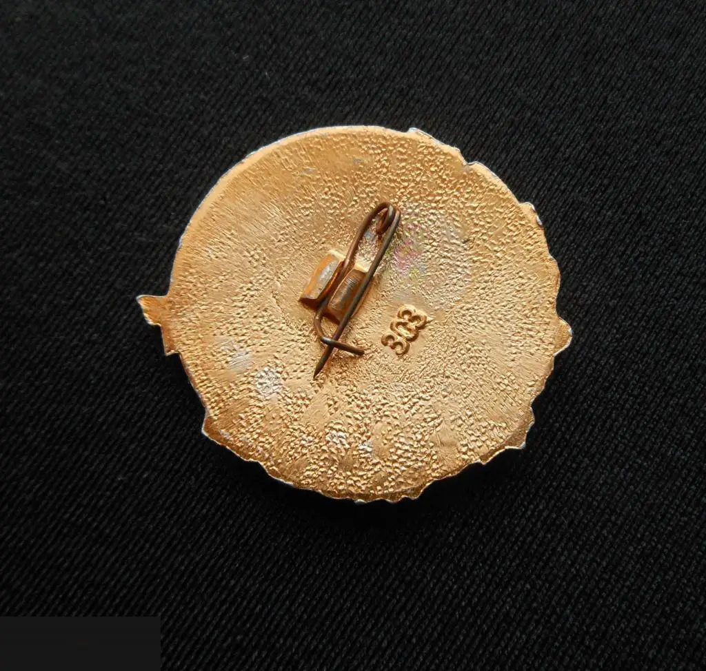 М ЗНАЧОК СССР ВСЕРОССИЙСКОЕ ОБЩЕСТВО ОХРАНЫ ПРИРОДЫ КЛЕЙМО ЗСЗ 29х30mm 5