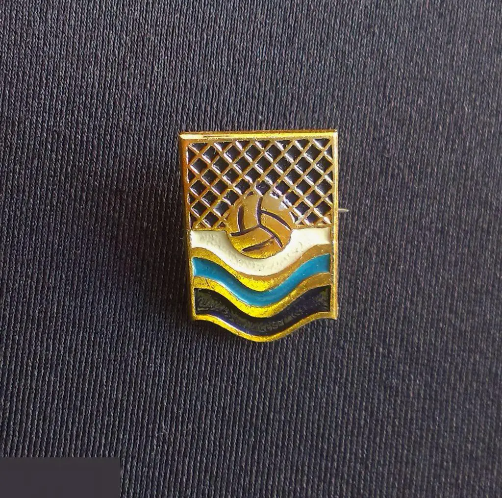 М ЗНАЧОК СССР ВОДНОЕ ПОЛО СЕТКА МЯЧ 1