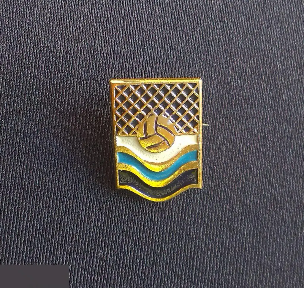 М ЗНАЧОК СССР ВОДНОЕ ПОЛО СЕТКА МЯЧ 2