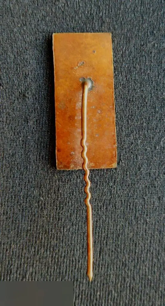 В4 ЗНАЧОК СССР ПРИБАЛТИКА ЛИТВА ГОРОД Шяуляй ?iauliai Lietuva ТЯЖЕЛЫЙ ИГЛА 4