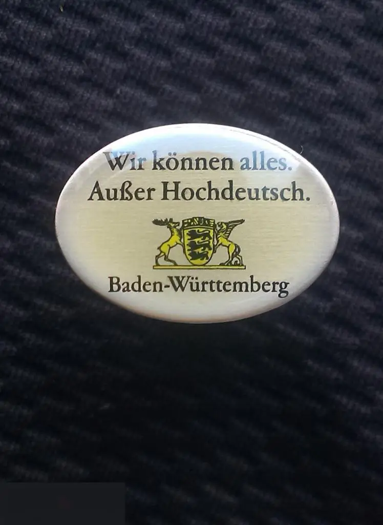 М ЗНАЧОК ИНОСТРАННЫЙ ГЕРМАНИЯ ЗЕМЛЯ Баден-Вюртемберг ШТУТГАРТ ГЕРБ ЦАНГА GERMANY Baden-W?rttemberg 3