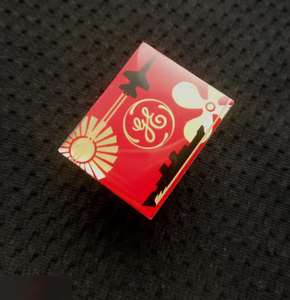 М ЗНАЧОК ИНОСТРАННЫЙ ПРЕДПРИЯТИЕ GE GENERAL ELECTRIC АВИАЦИЯ ФЛОТ ТУРБИНЫ МОТОРЫ 3