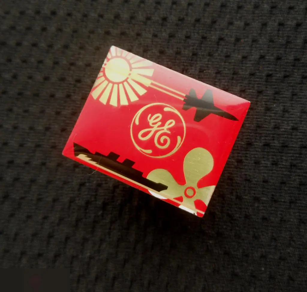 М ЗНАЧОК ИНОСТРАННЫЙ ПРЕДПРИЯТИЕ GE GENERAL ELECTRIC АВИАЦИЯ ФЛОТ ТУРБИНЫ МОТОРЫ 4