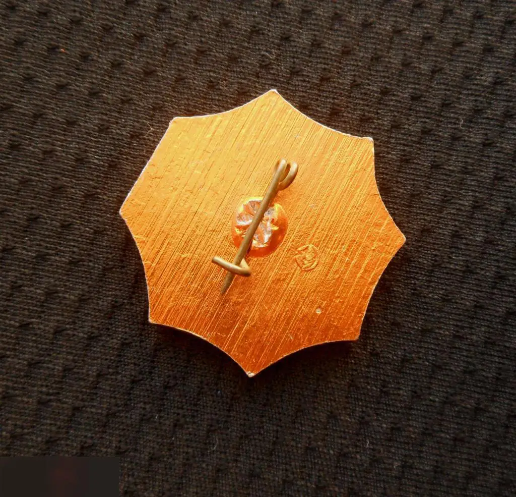 М ЗНАЧОК СССР СПОРТИВНОЕ ОБЩЕСТВО ДСО ДИНАМО III 3 МЕСТО ПЕРВЕНСТВО ОБЛАСТИ УССР УКРАИНА 28х27mm 3-й 5