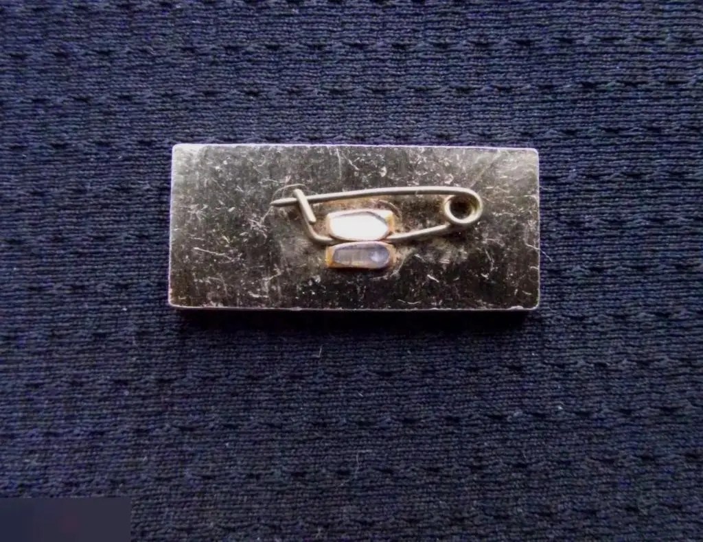 М ЗНАЧОК СССР КУБАНЬ НЕФТЬ НЕФТЯНАЯ ВЫШКА ПШЕНИЧНЫЙ КОЛОС 1-й 3