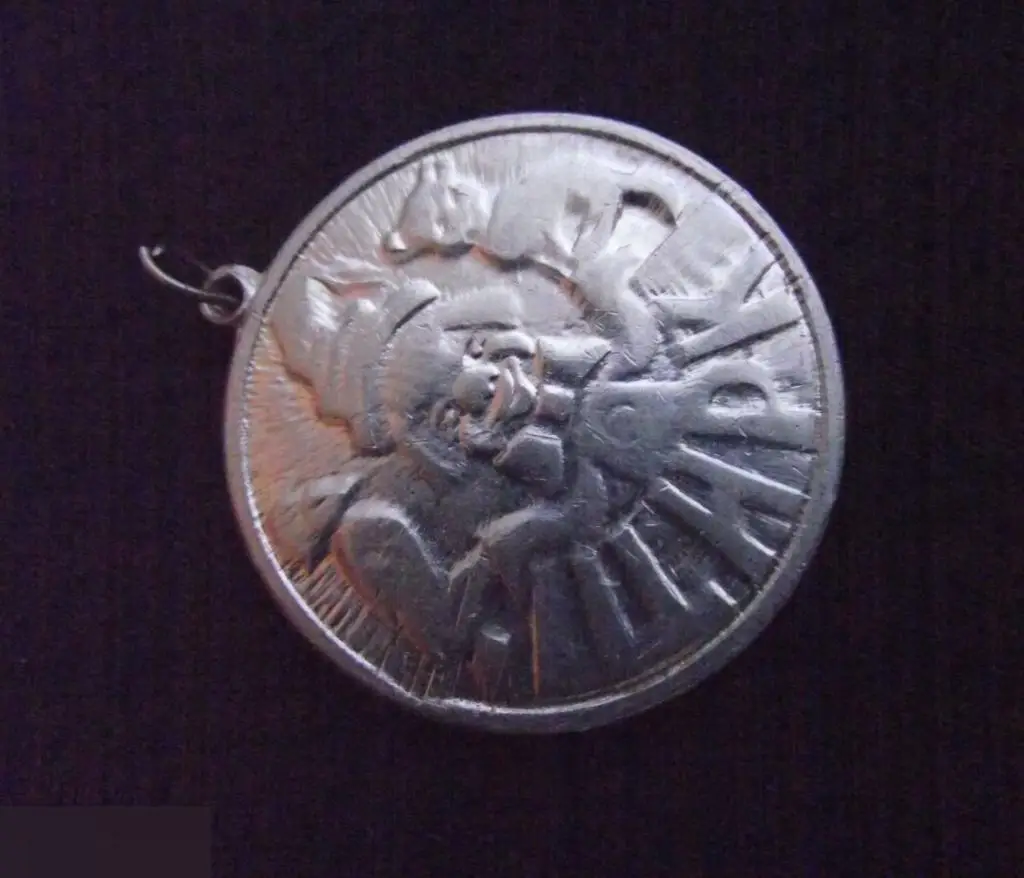 М ЖЕТОН ЦИРКОВОЙ МЕДАЛЬ СССР МЕДАЛЬОН ЦИРК КЛОУН ЛЕГКИЙ МЕТАЛЛ D=36mm 2