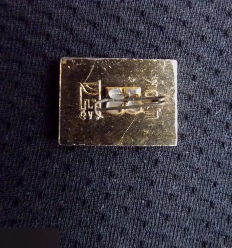 М ЗНАЧОК СССР 1922 1972 50 ЛЕТ ЮБИЛЕЙ ЗОЛОТИСТЫЙ 19х14mm 2-й 2