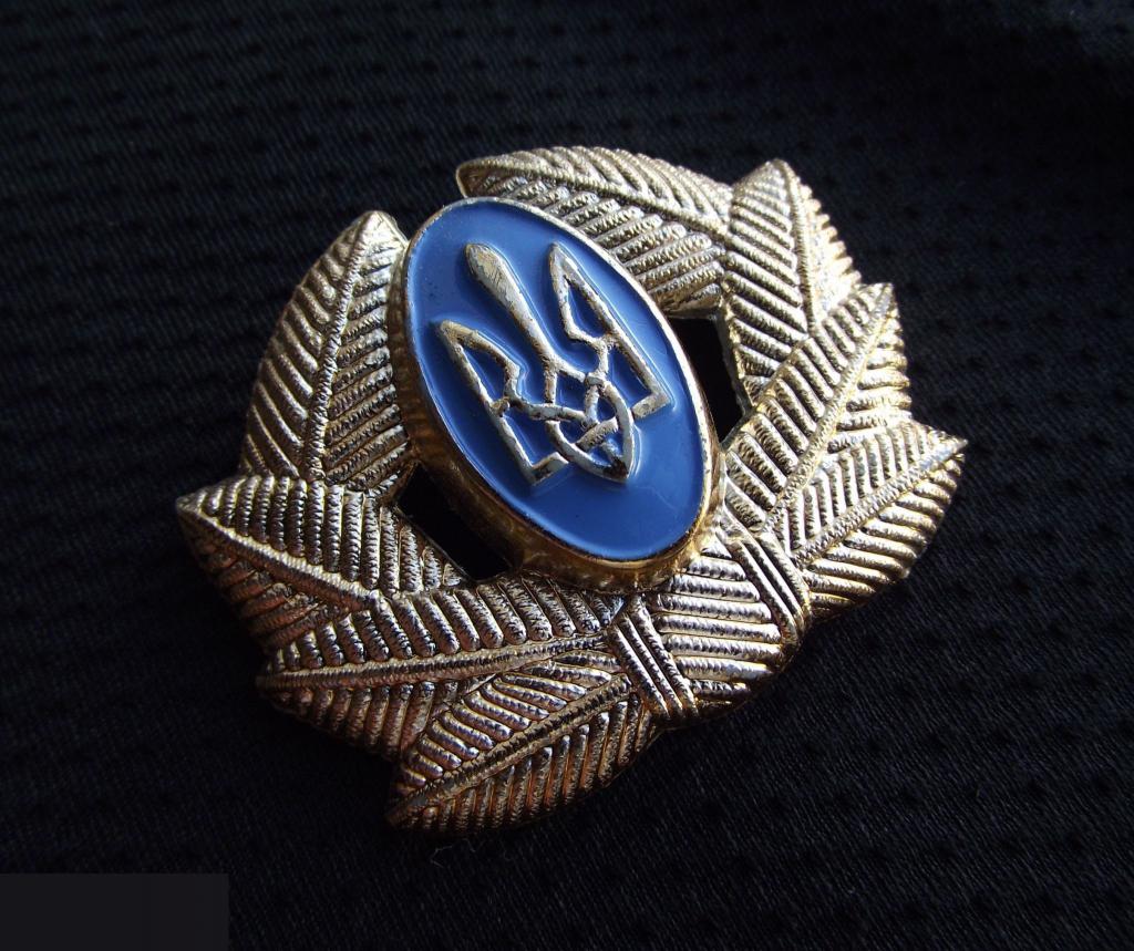 М ЗНАЧОК ЗНАК КОКАРДА УКРАИНА АРМИЯ ВС ПЛАСТИК ЗАКРУТКА 49х40mm 1