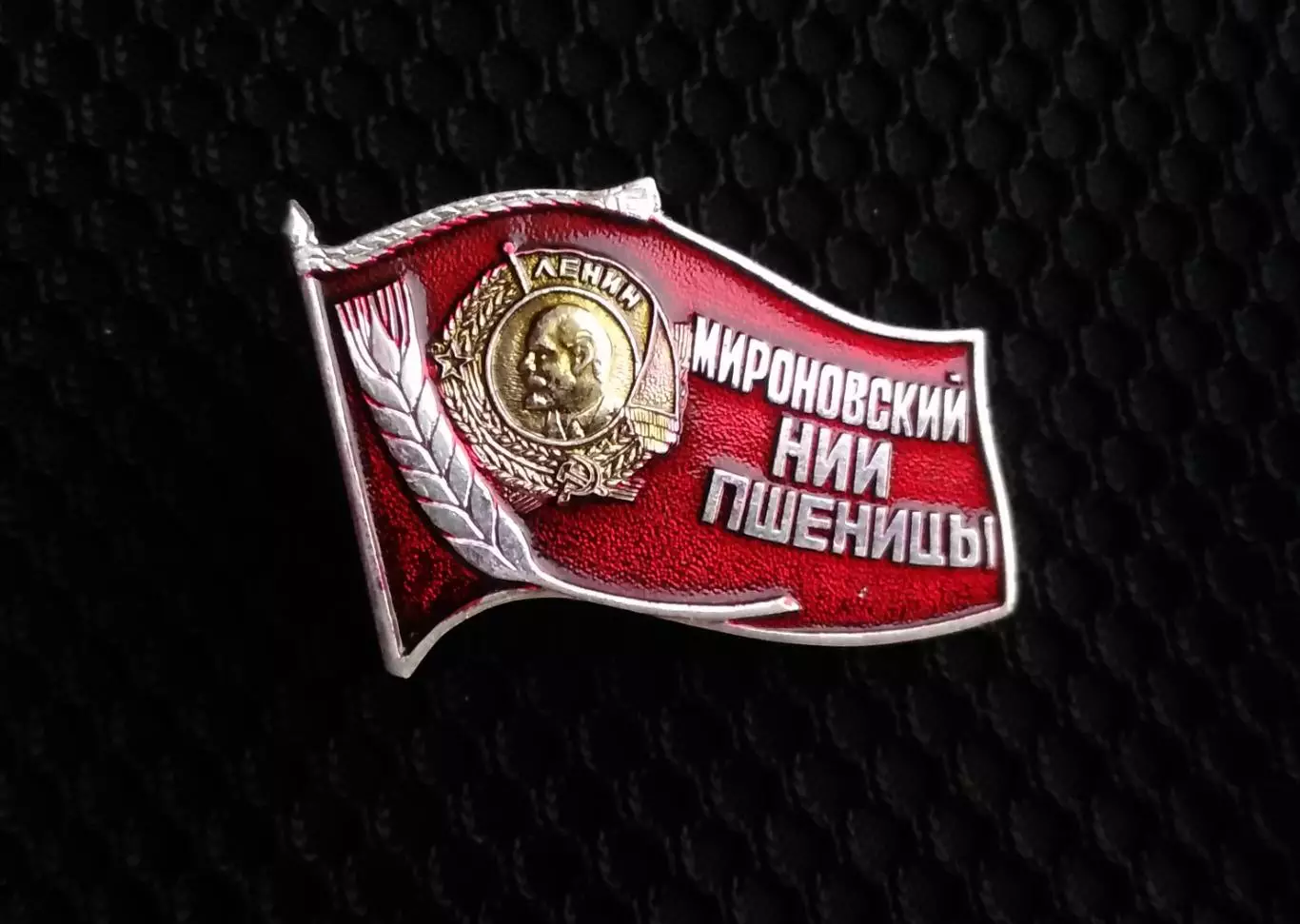 ЗНАЧОК МИРОНОВСКИЙ НИИ ПШЕНИЦЫ ИНСТИТУТ ПШЕНИЦЫ КИЕВ область УССР ОРДЕН ЛЕНИНА 4