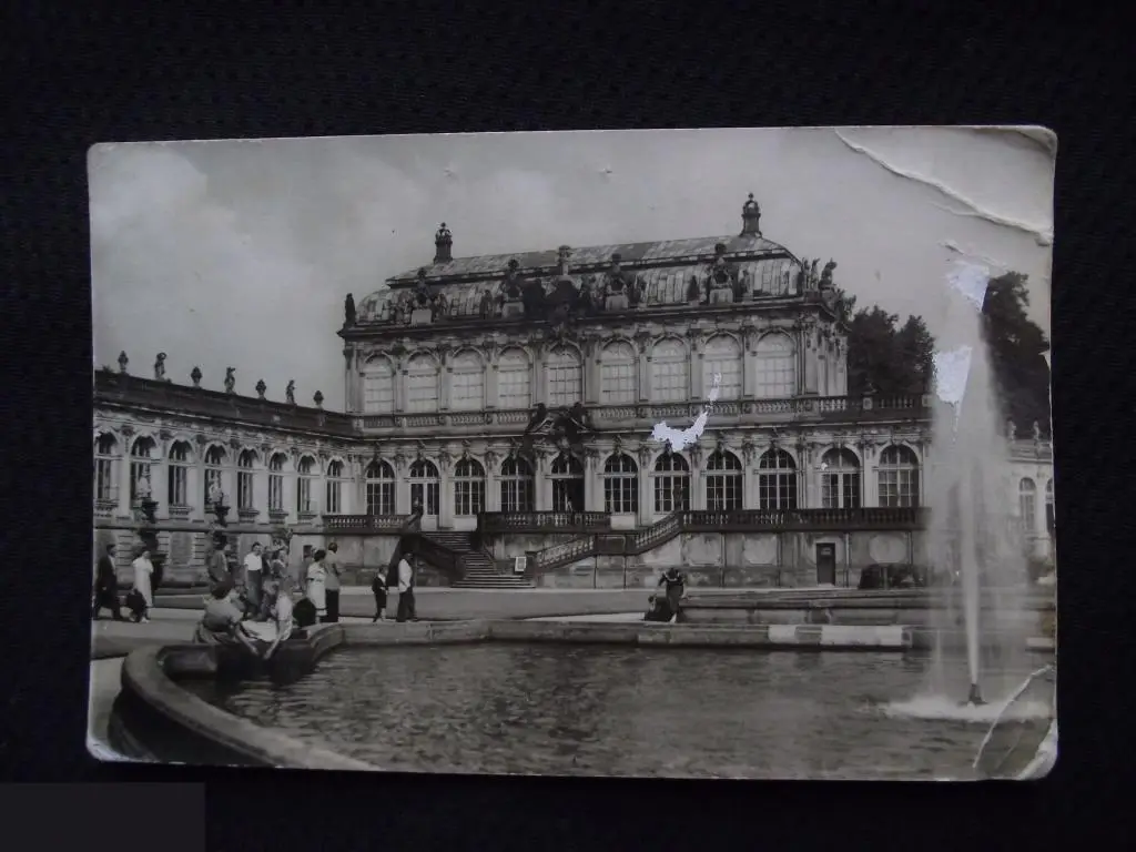 М ОТКРЫТКА ФОТО ГДР ГЕРМАНИЯ ДРЕЗДЕН DDR 1959 ГОД ЧИСТАЯ