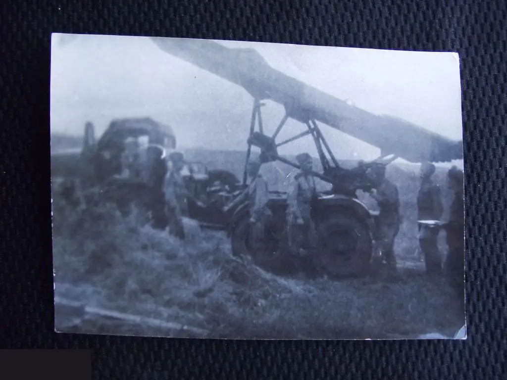 М ФОТО ФОТОГРАФИЯ ФОТОАЛЬБОМ ВЕТЕРАН ВОВ уроженец город Грязи МИНОМЕТ КАТЮША 1960-е гг