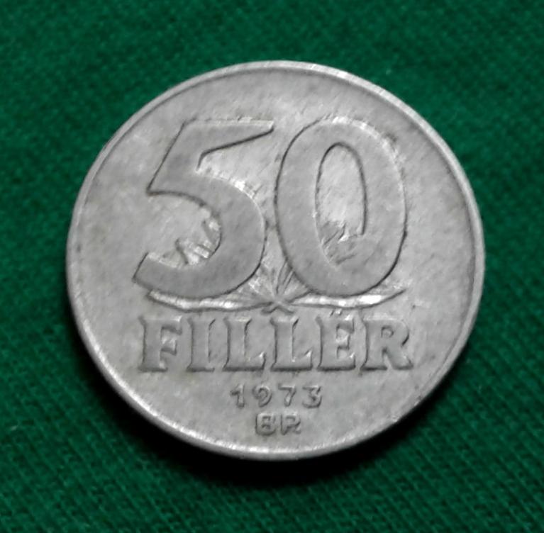 Венгрия 50 филлеров 1973 г. (1028) Мост 1