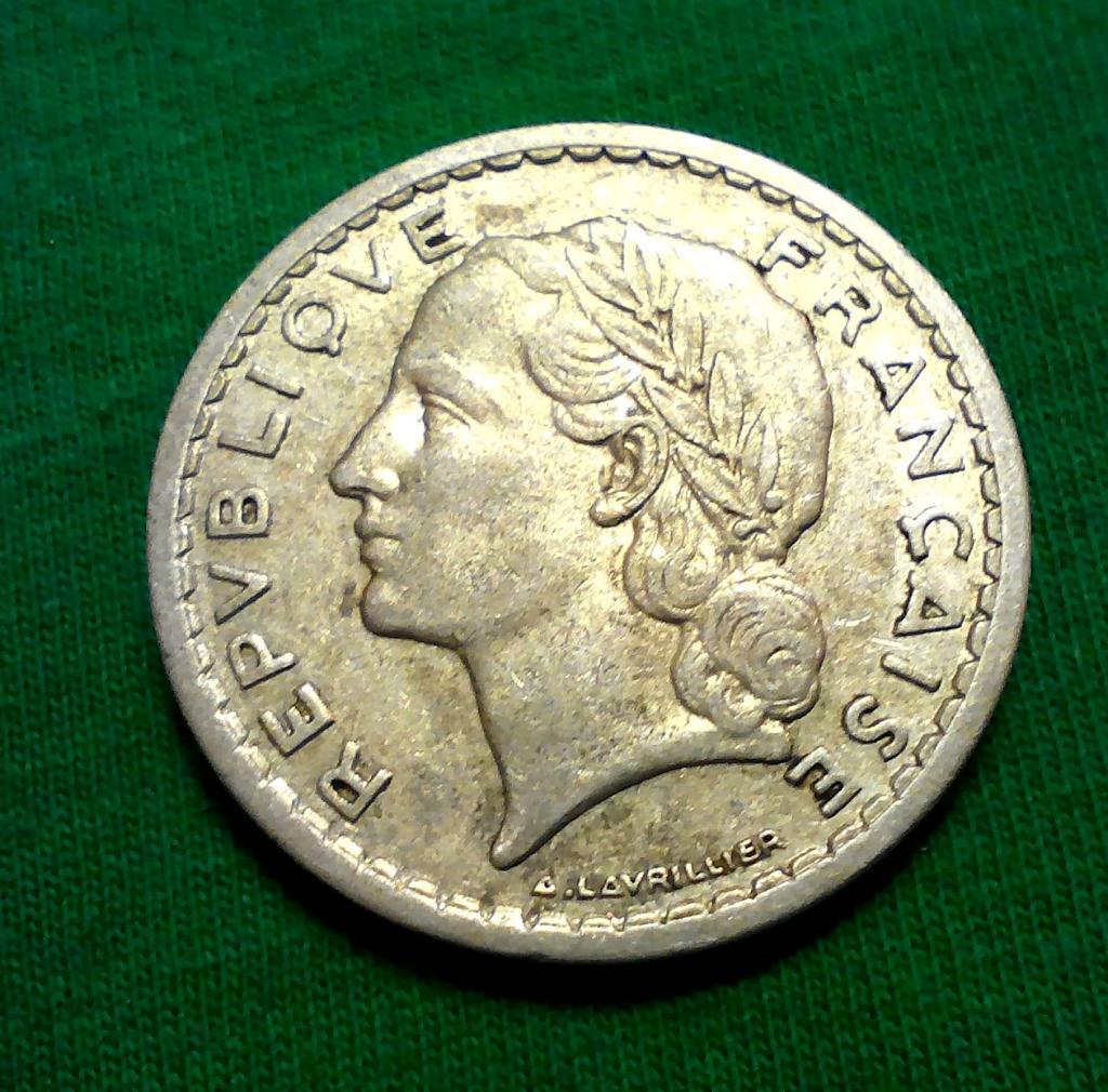 Франция 5 франков 1947 г. (333) 1