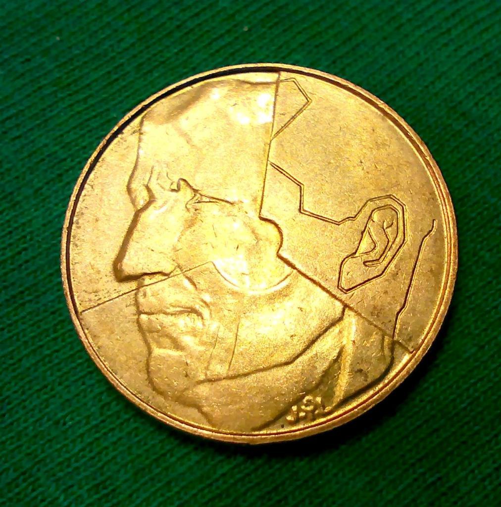 Бельгия 5 франков 1993 г. (136)
