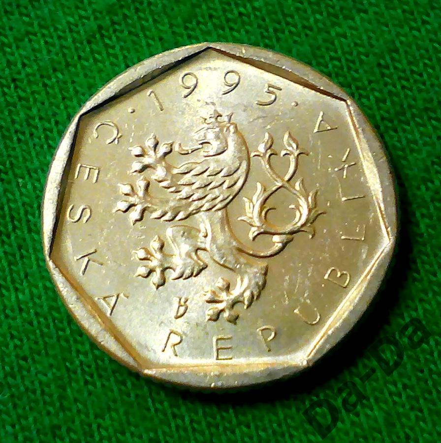 Чехия 20 геллеров 1995 г. UNC (м112) 1