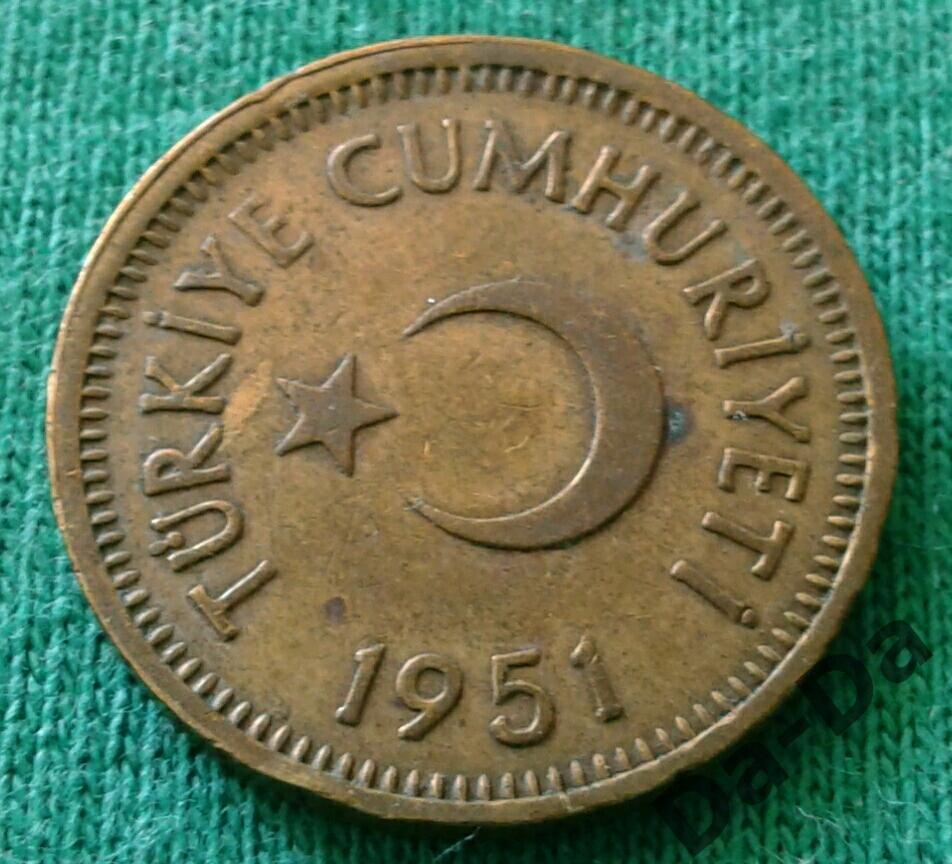 Турция 10 курушей 1951 г. (1151)