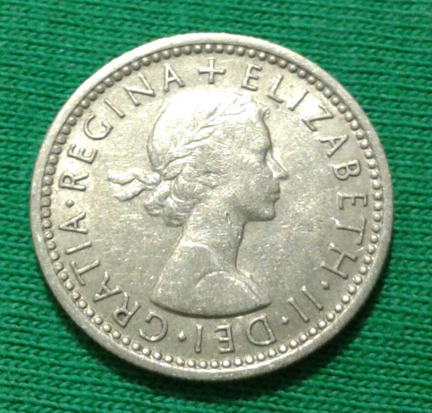 Великобритания 6 пенсов 1963 г. (1155) 1