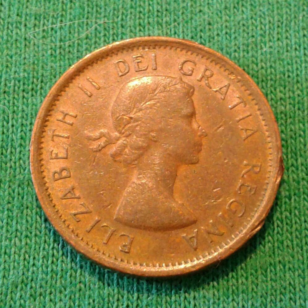 Канада 1 цент 1963 г. (1122) 1