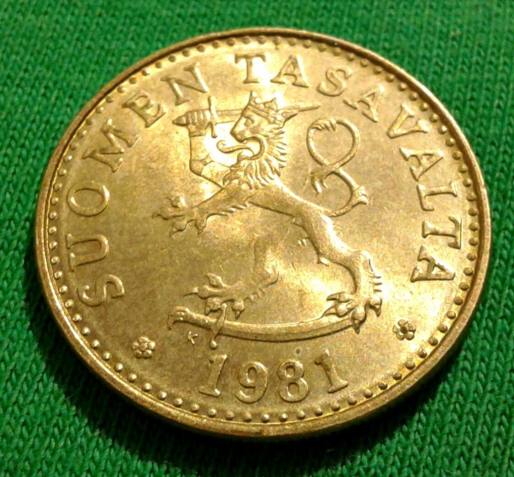 Финляндия 20 пенни 1981 г. (1227)