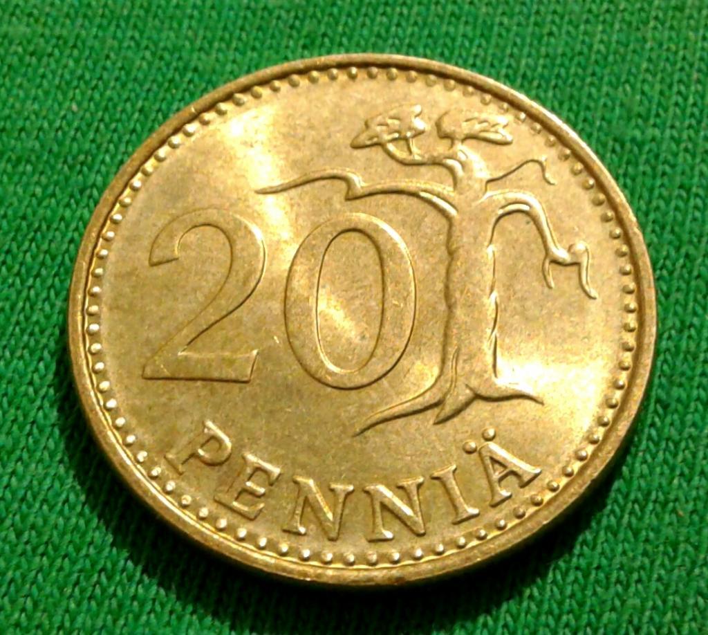Финляндия 20 пенни 1981 г. (1227) 1