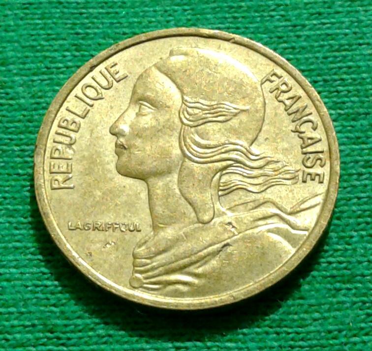 Франция 5 франков 1979 г. (1111)