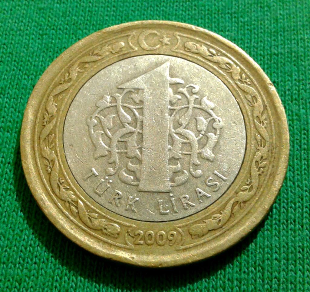 Турция 1 лира 2009 г. (805)