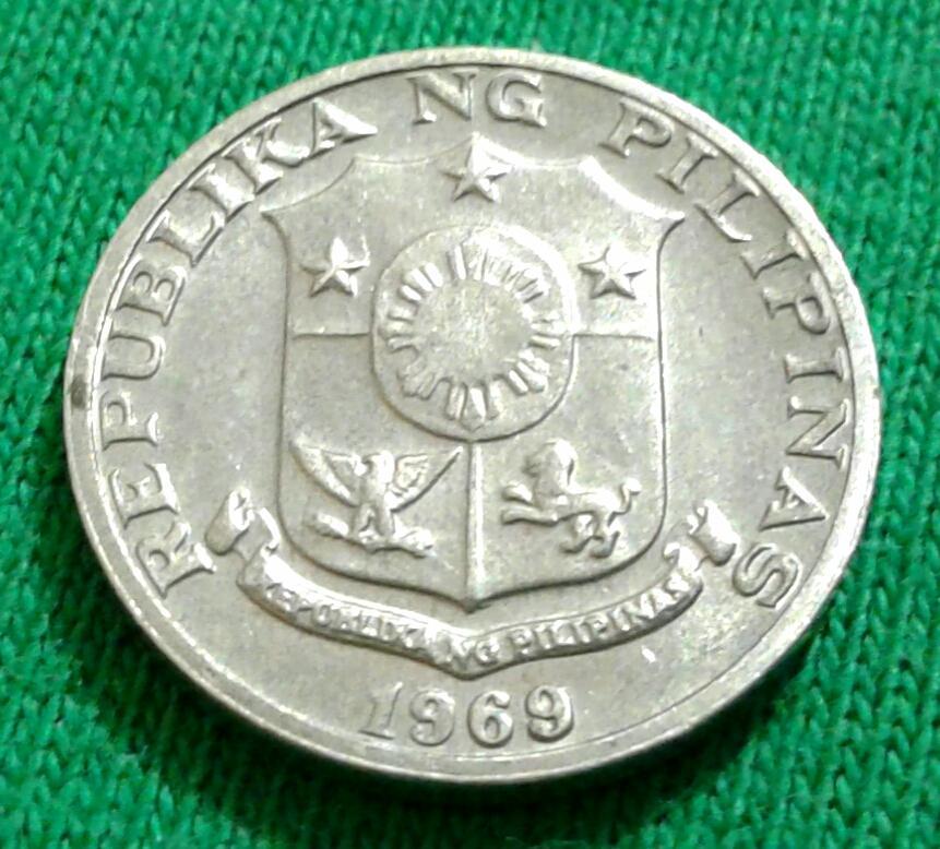 Филиппины 1 сентимо 1969 г. (925) 1