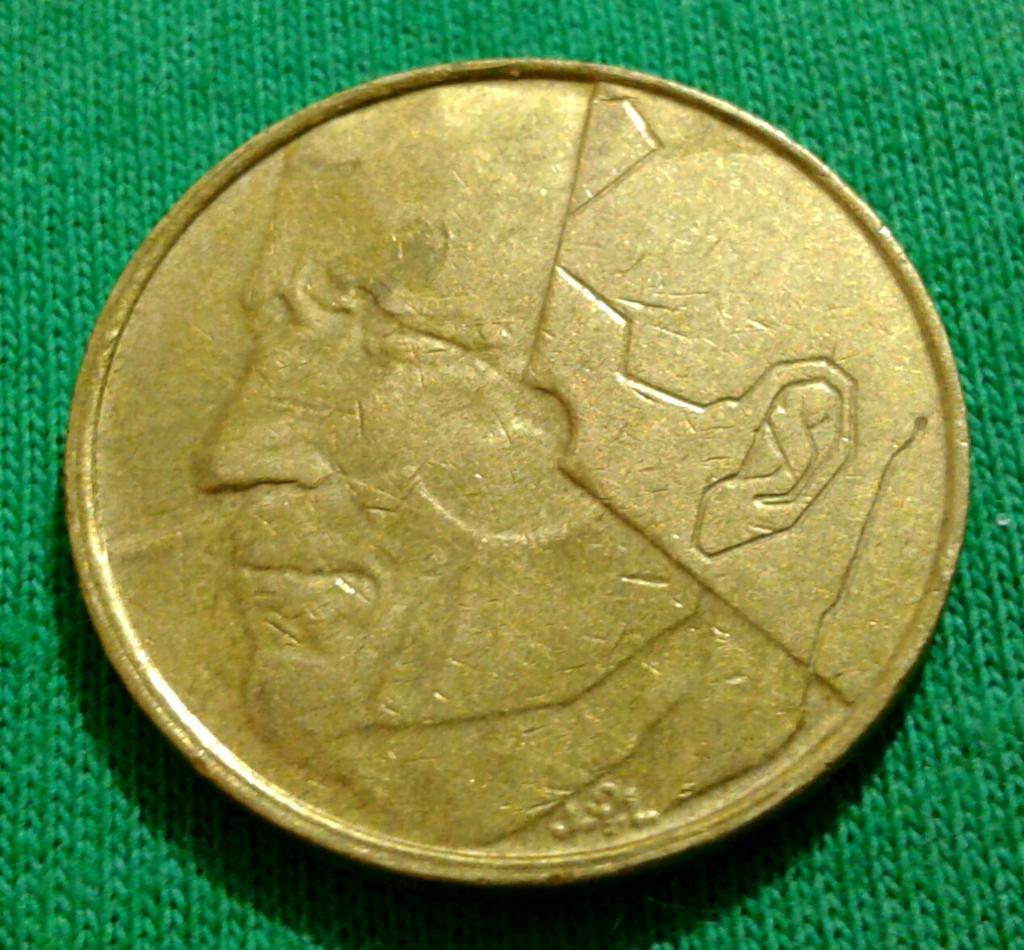 Бельгия 5 франков 1987 г. (748)