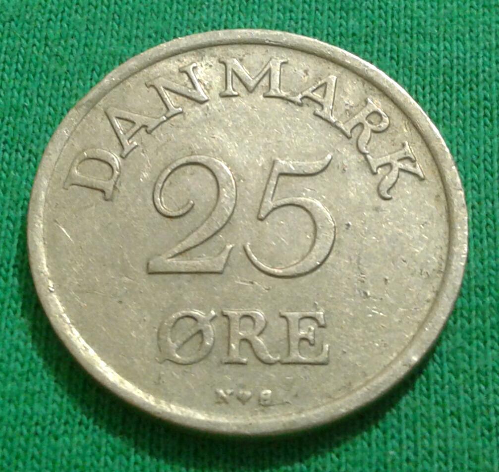 Дания 25 эре 1953 г. (104)