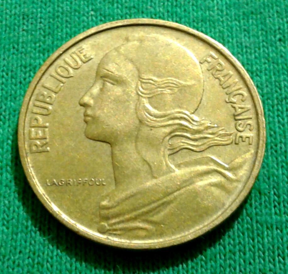 Франция 10 сантимов 1970 г. (224) 1